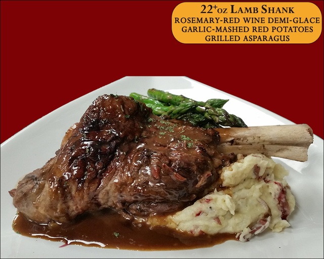 22+oz Lamb Shank